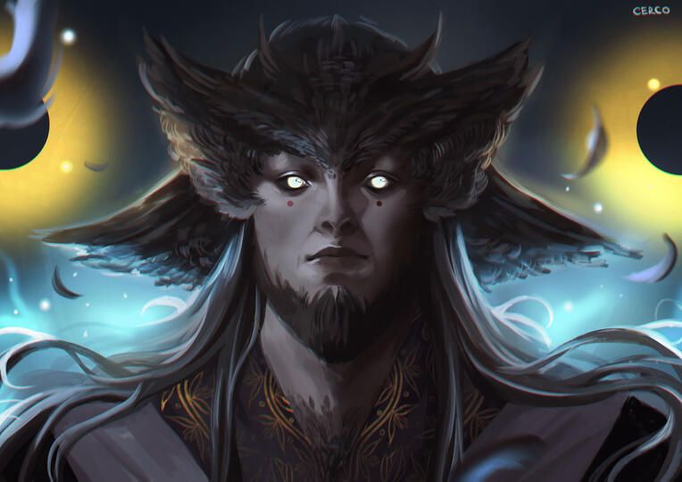 Headshoot example (simple background)